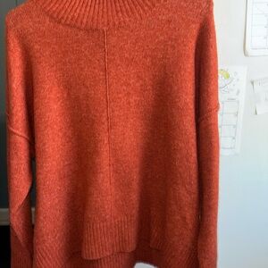 Vince Camuto Burnt Orange Turtleneck Sweater